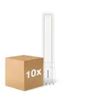 Mehrfachpackung 10x Philips Corepro PL-L LED 8W 960lm - 830  | Ersatz Für 18W