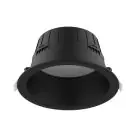 LED Deckenstrahler Tief Einbau Schwarz 15W 1500lm 80D - 827-830-840 CCT | 176mm - Ausschnitt 150mm