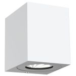 Nordlux Canto Kubi 2 Applique Murale Aluminium Blanc Up & Down - 10.6W 500lm - 830  | IP44