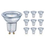 Lot 10x Ledvance Performance Spot LED Réflecteur GU10 PAR16 4.3W 350lm 120D - 827 Blanc Très Chaud | Équivalent 30W