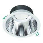 Philips Spot encastrable LED Coreline DN142B Aluminium Blanc 19.2W 2300lm 60D - 830  | Diamètre 200mm - IP54 - UGR<19