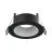 Spot LED Ares Profond ring Noir - avec Inner Cercle  Blanc | Diamètre 68mm - incl. GU10 Fitting
