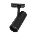 1-Phase Rail Spot Noir Cylindre  10W 700lm - 827 