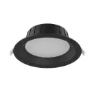 Spot Encastrable LED Moyen Encastré Noir 21W 2400lm 100D - 827-830-840 CCT | 226mm - Diamètre 200mm