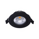 LED inclinable Spot Noir Ronde 5W 550lm 60D - 940 | 85mm - IP54 - Dimmable - Meilleur rendu de couleur