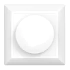 Cache interrupteur rotatif pour Variateur LED | Bord Doux - Blanc